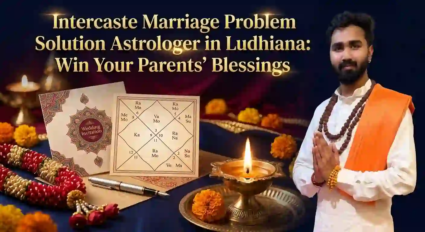 Intercaste Marriage Problem Solution Astrologer in Ludhiana: Win Your Parents' Blessings