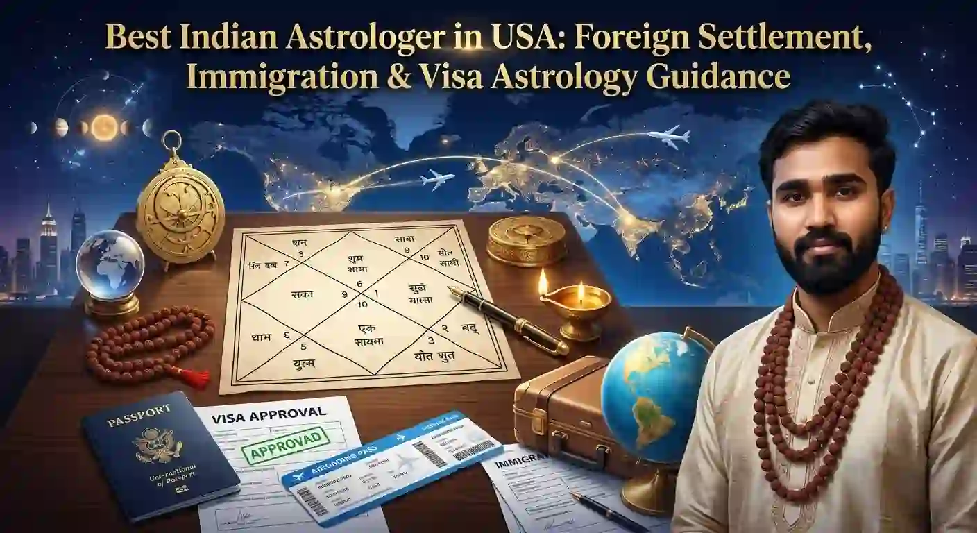 Best Indian Astrologer in USA: Foreign Settlement, Immigration & Visa Astrology Guidance