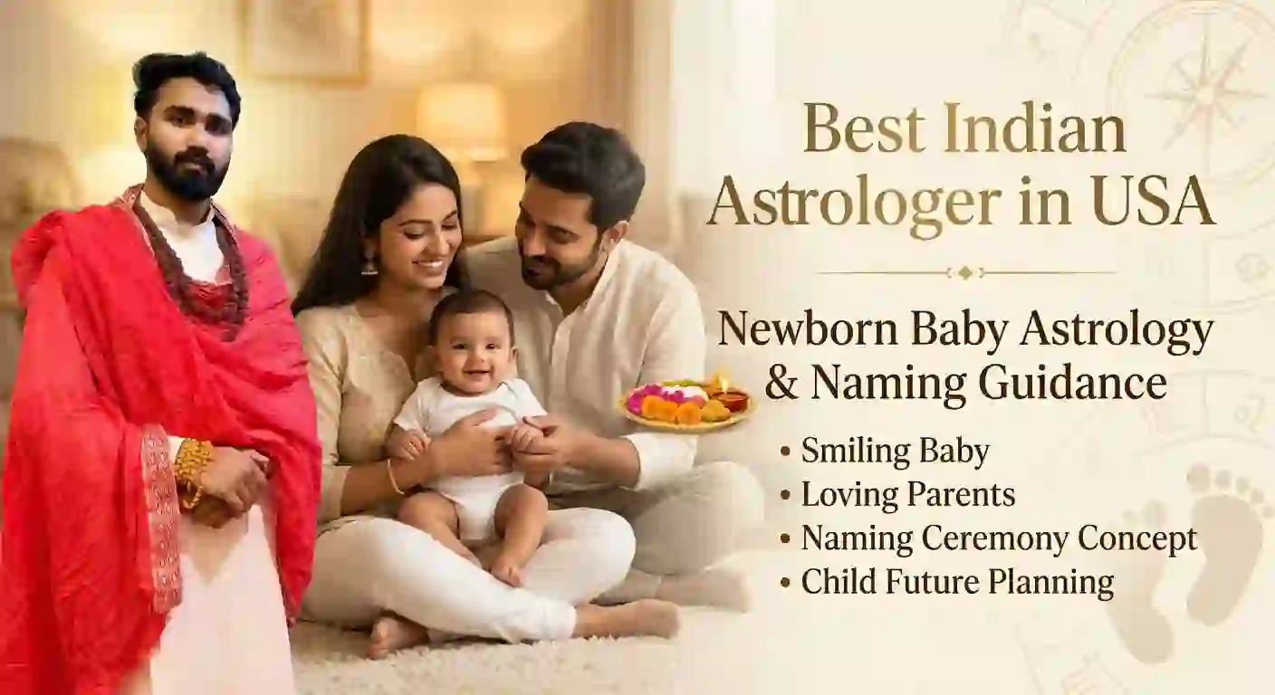 Best Indian Astrologer in USA: Newborn Baby Astrology, Naming Ceremony & Future Insights