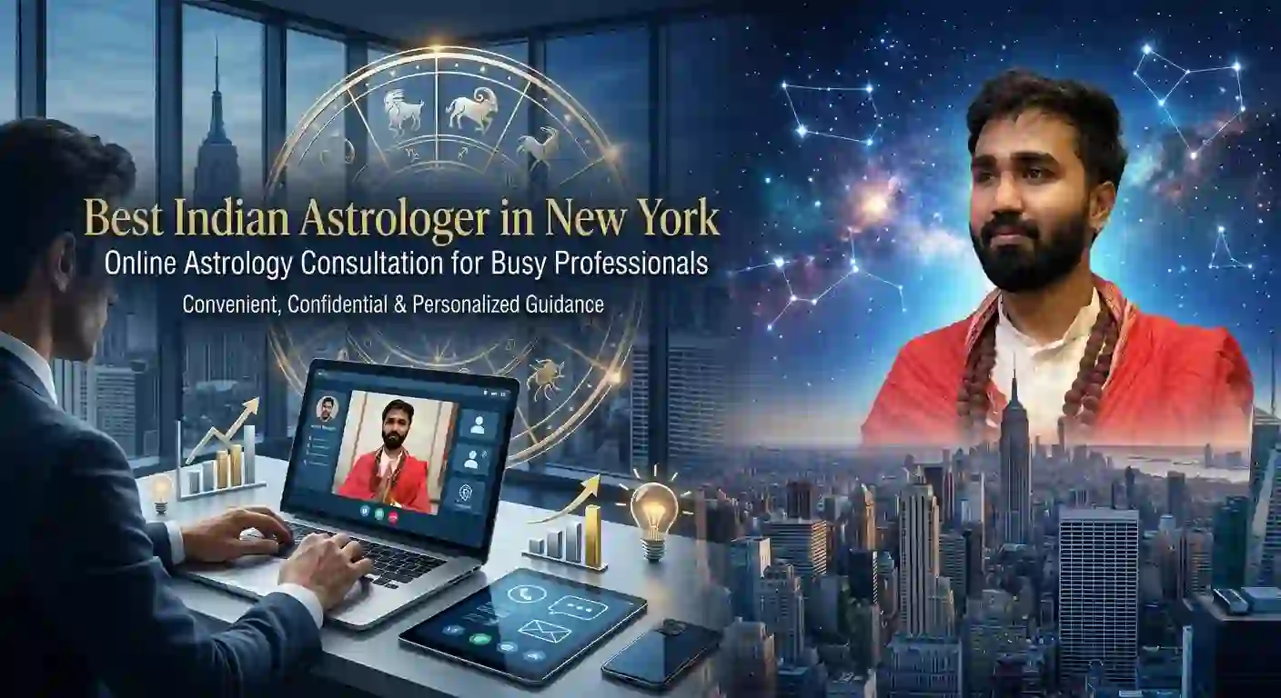 Best Indian Astrologer in New York: Online Astrology Consultation Benefits for Busy Professionals
