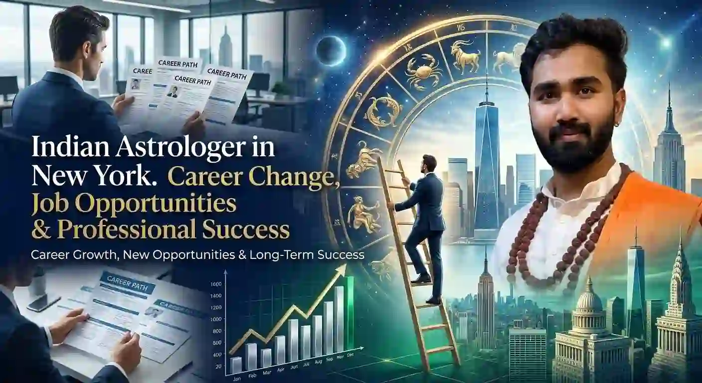 Indian Astrologer in New York: Career Change, Job Opportunities and Professional Success Guide