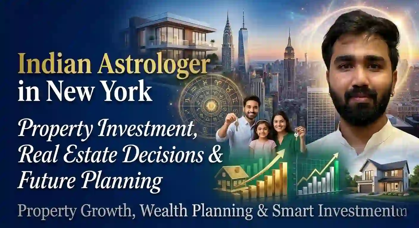 Indian Astrologer in New York: Property Investment, Real Estate Decisions and Future Planning Guide