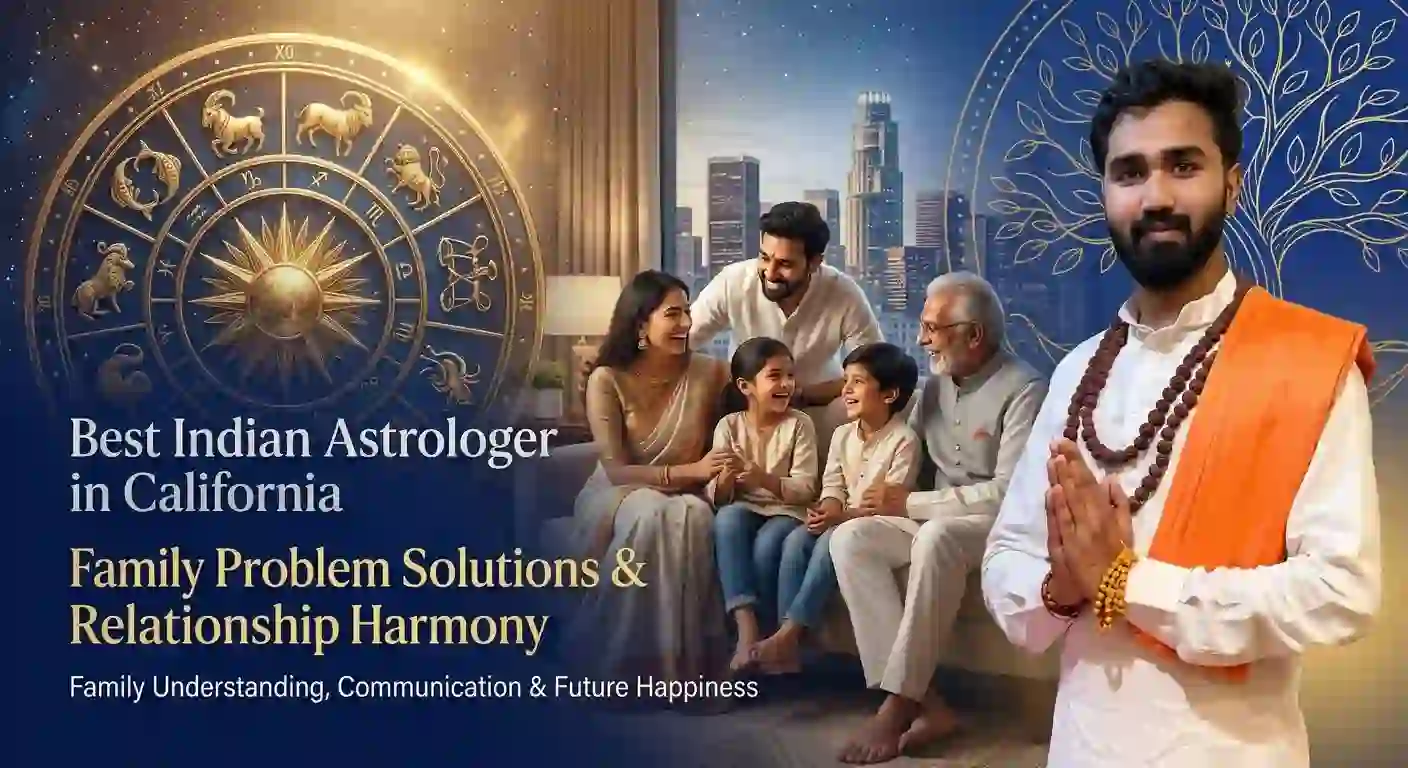Best Indian Astrologer in California for Family Problem Solutions & Relationship Harmony