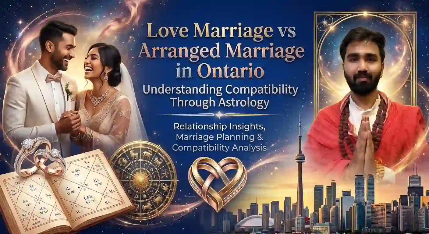 Love Marriage vs Arranged Marriage in Ontario: Understanding Compatibility Through Astrology