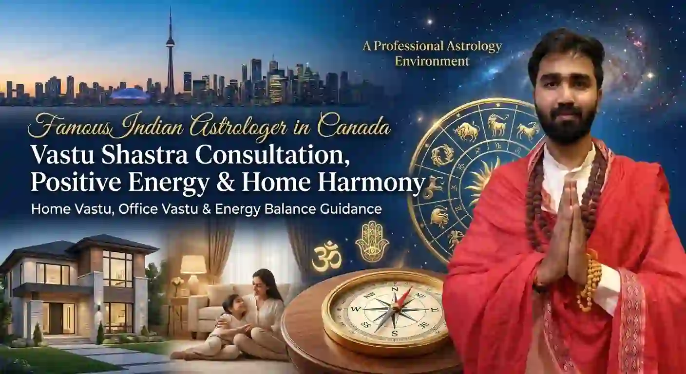 Famous Indian Astrologer in Canada for Vastu Shastra Consultation, Positive Energy & Home Harmony