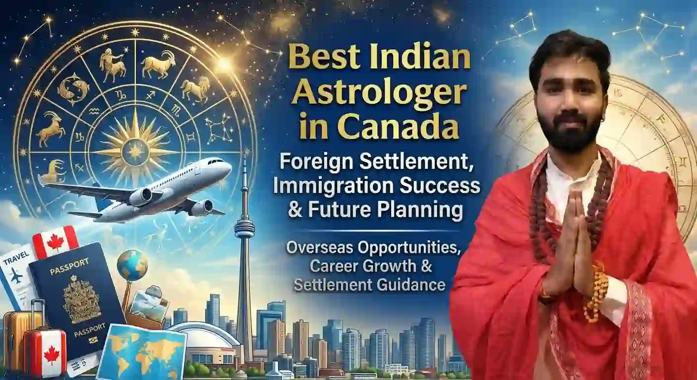 Best Indian Astrologer in Canada for Foreign Settlement, Immigration Success & Future Planning