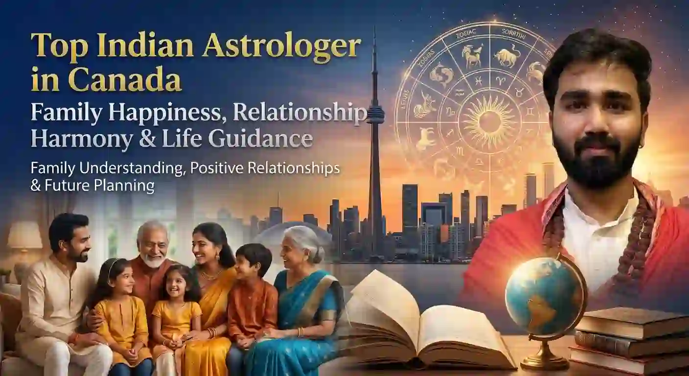 Top Indian Astrologer in Canada for Family Happiness, Relationship Harmony & Life Guidance