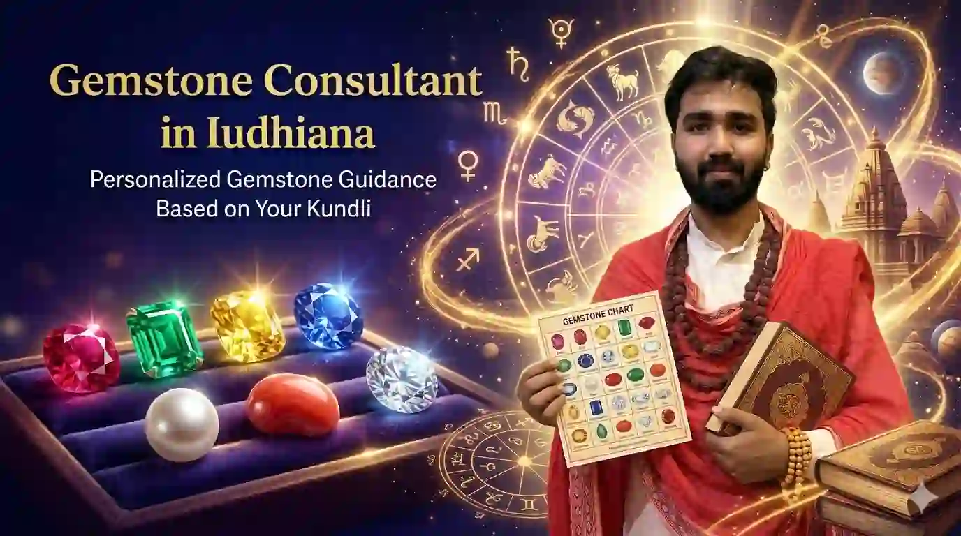 Gemstone Consultant in Ludhiana – Personalized Gemstone Recommendations Based on Your Birth Chart