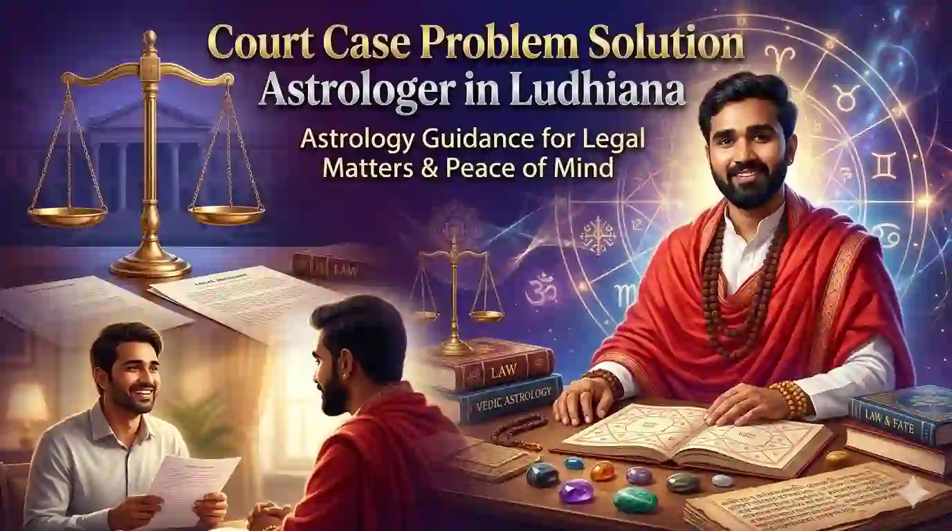 Court Case Problem Solution Astrologer in Ludhiana – Astrology Guidance for Legal Matters & Peace of Mind