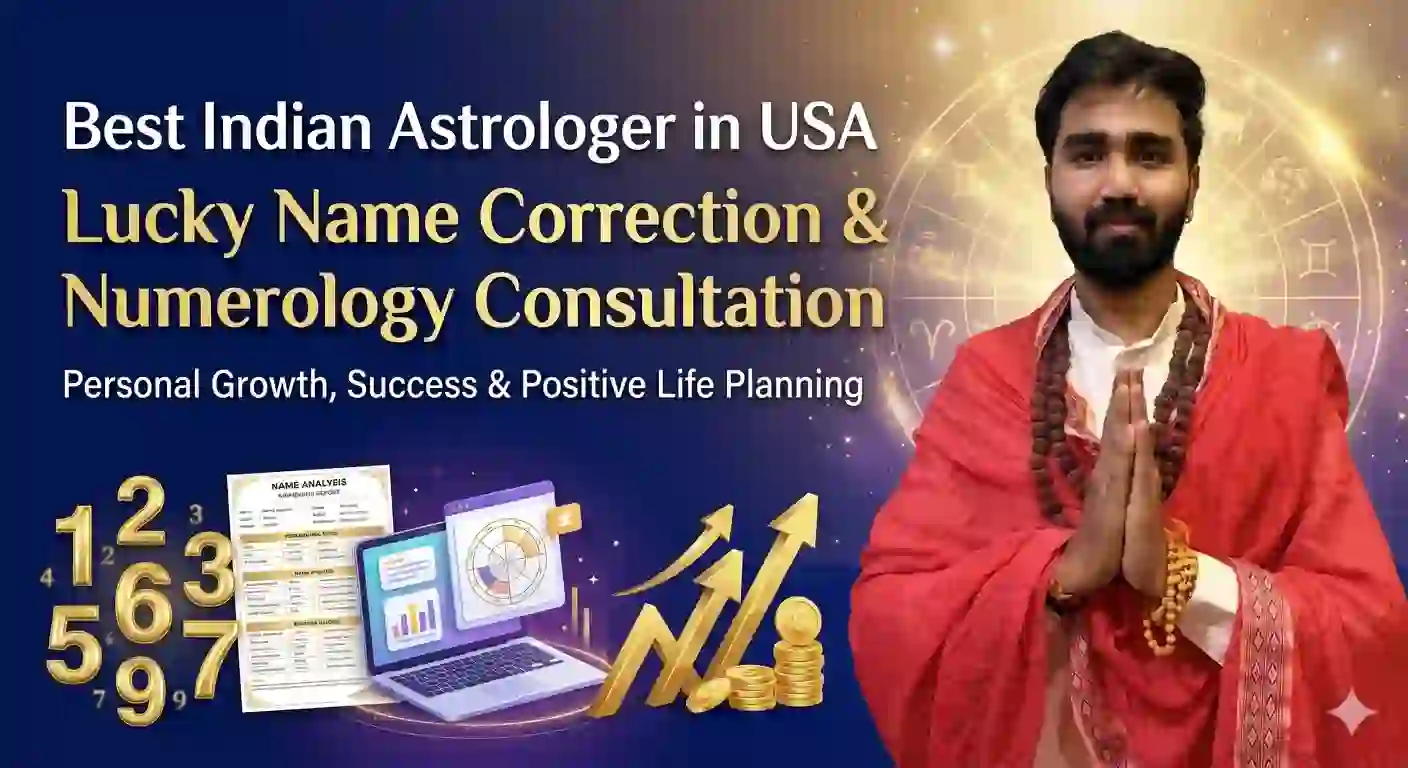 Best Indian Astrologer in USA: Lucky Name Correction & Numerology Consultation