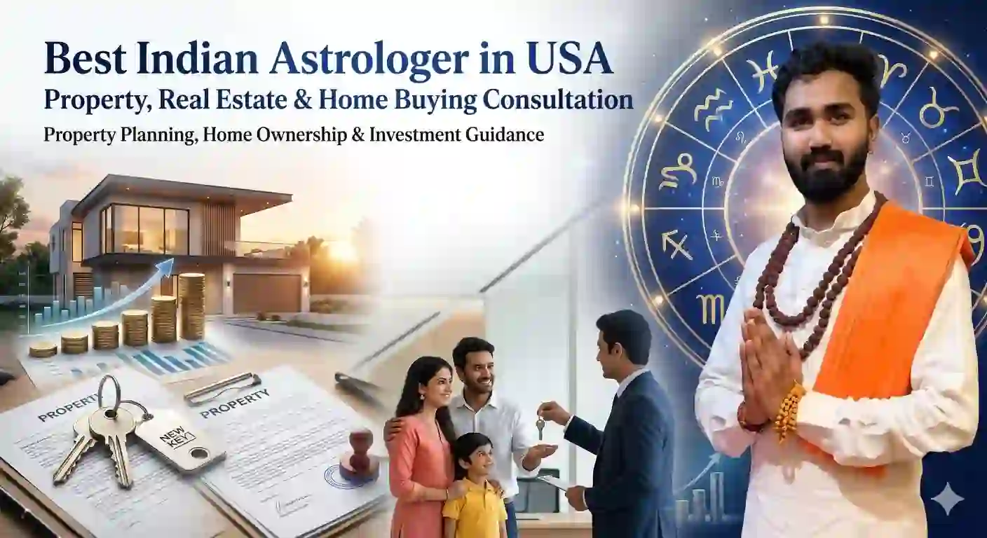 Best Indian Astrologer in USA: Property, Real Estate & Home Buying Astrology Consultation