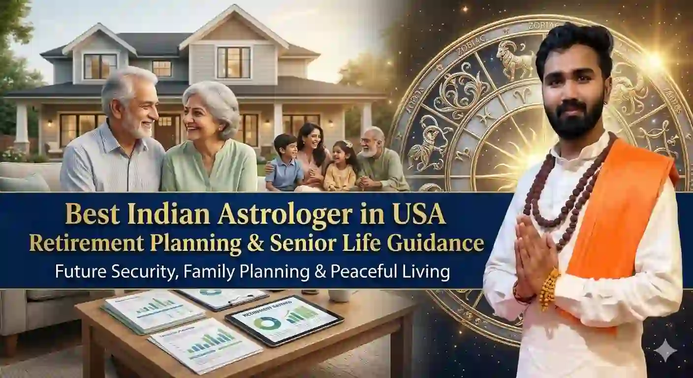 Best Indian Astrologer in USA: Retirement Planning, Senior Life Guidance & Future Security Consultation