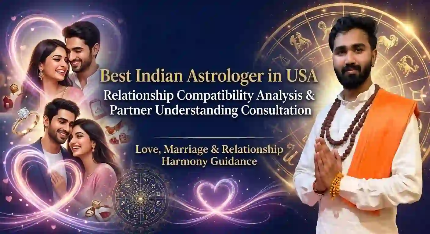 Best Indian Astrologer in USA: Relationship Compatibility Analysis & Partner Understanding Consultation