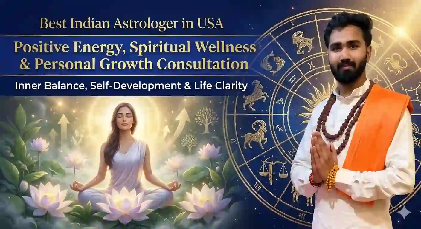 Best Indian Astrologer in USA: Positive Energy, Spiritual Wellness & Personal Growth Consultation