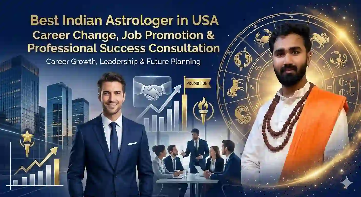 Best Indian Astrologer in USA: Career Change, Job Promotion & Professional Success Consultation