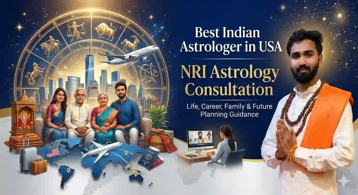 Best Indian Astrologer in USA: NRI Astrology Consultation for Life, Career & Family Guidance