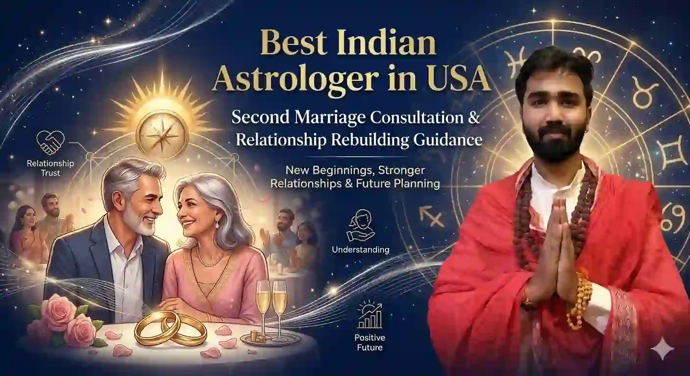 Best Indian Astrologer in USA: Second Marriage Consultation & Relationship Rebuilding Guidance