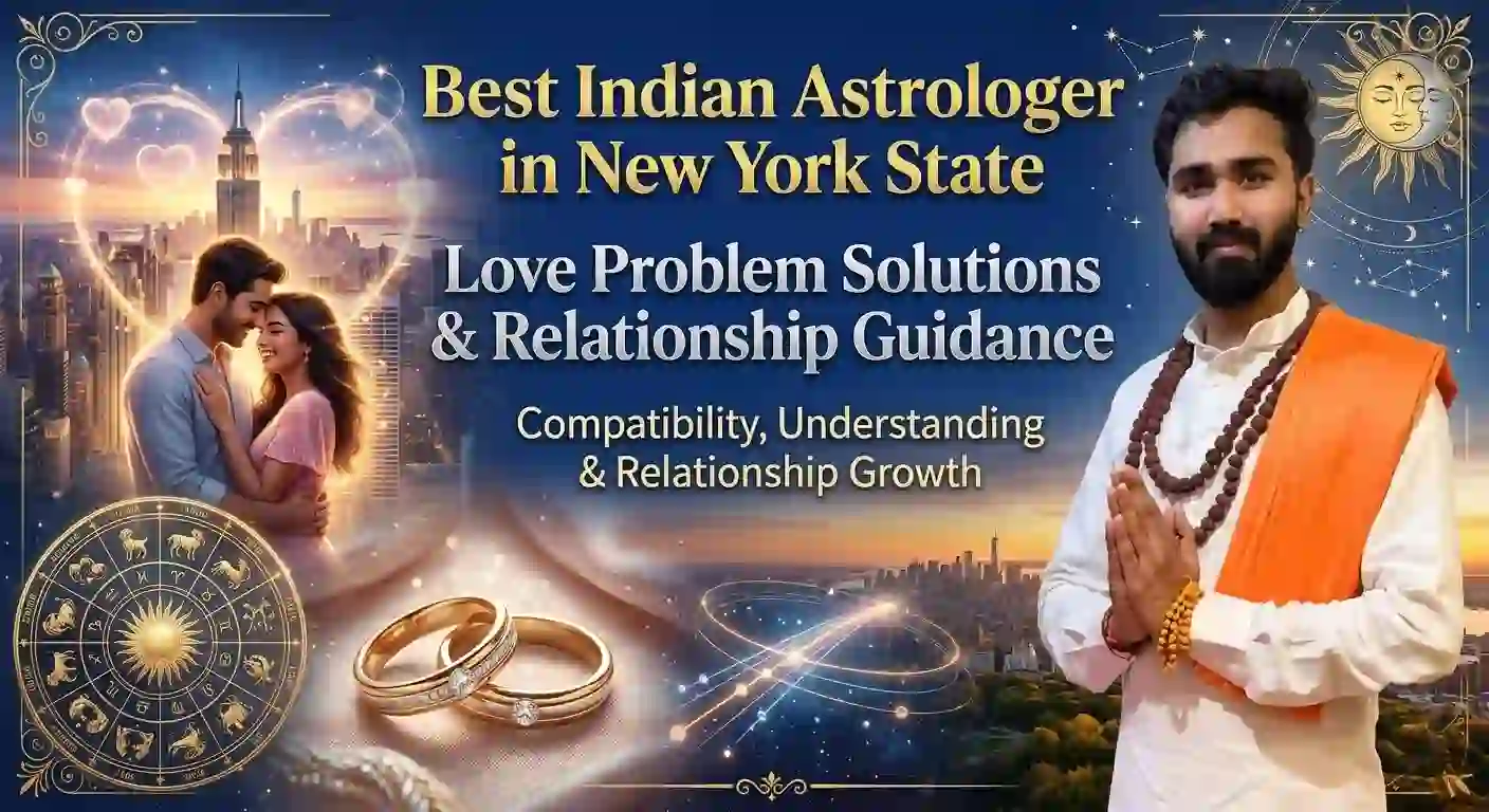 Best Indian Astrologer in New York State for Love Problem Solutions & Relationship Guidance