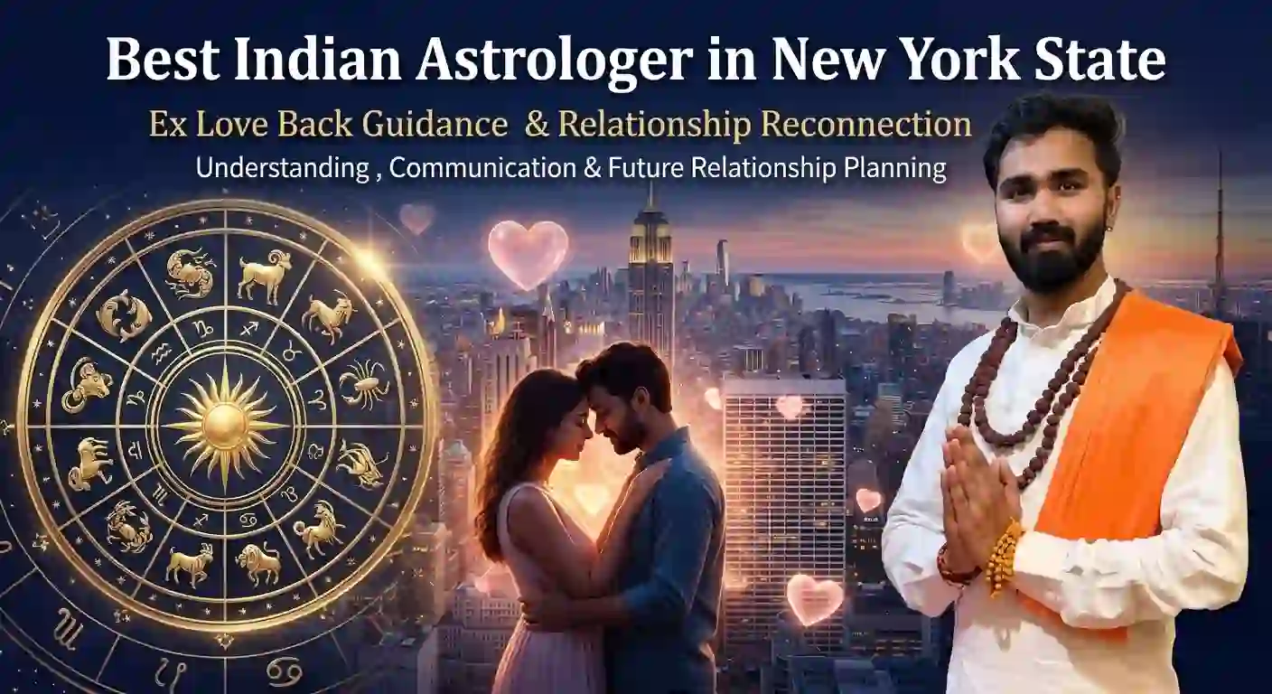 Best Indian Astrologer in New York State for Ex Love Back Guidance & Relationship Reconnection