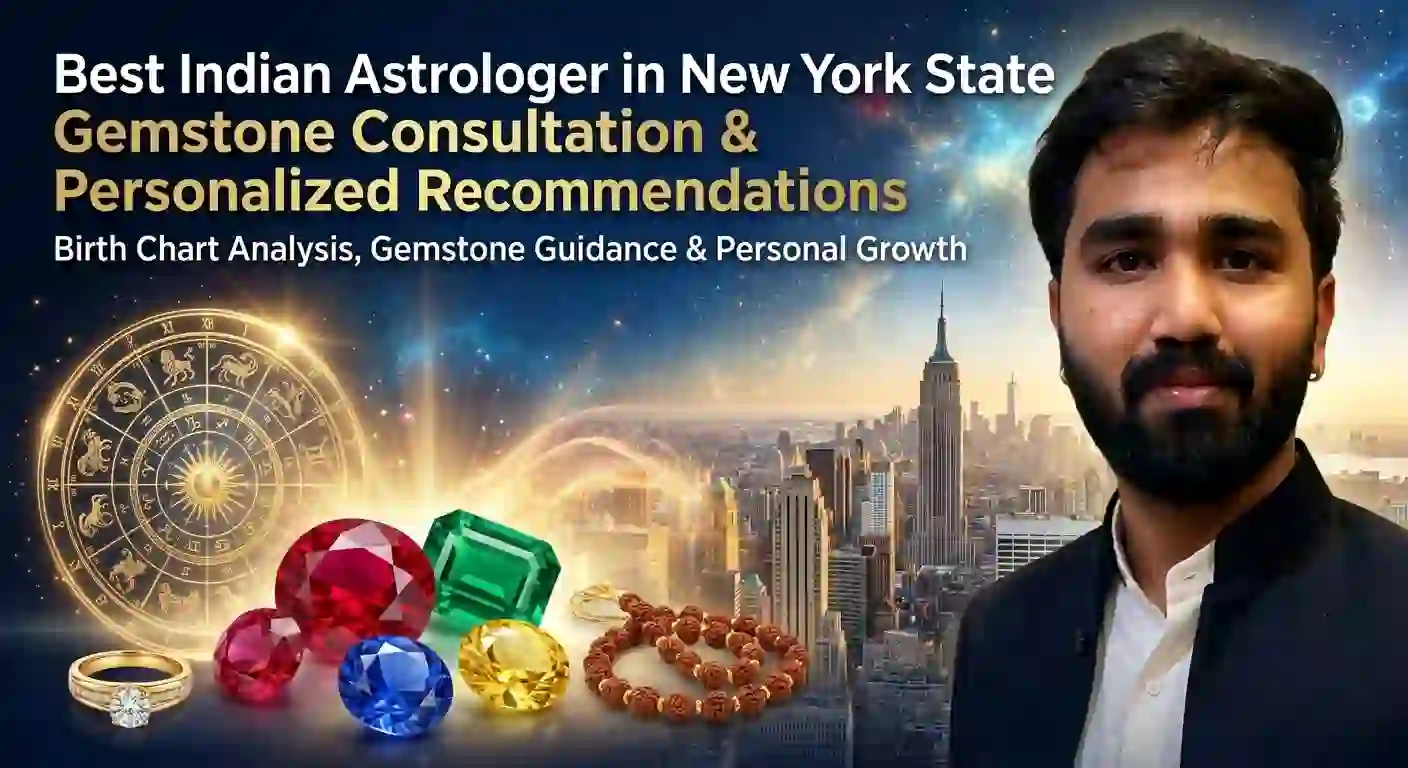 Best Indian Astrologer in New York State for Gemstone Consultation & Personalized Recommendations