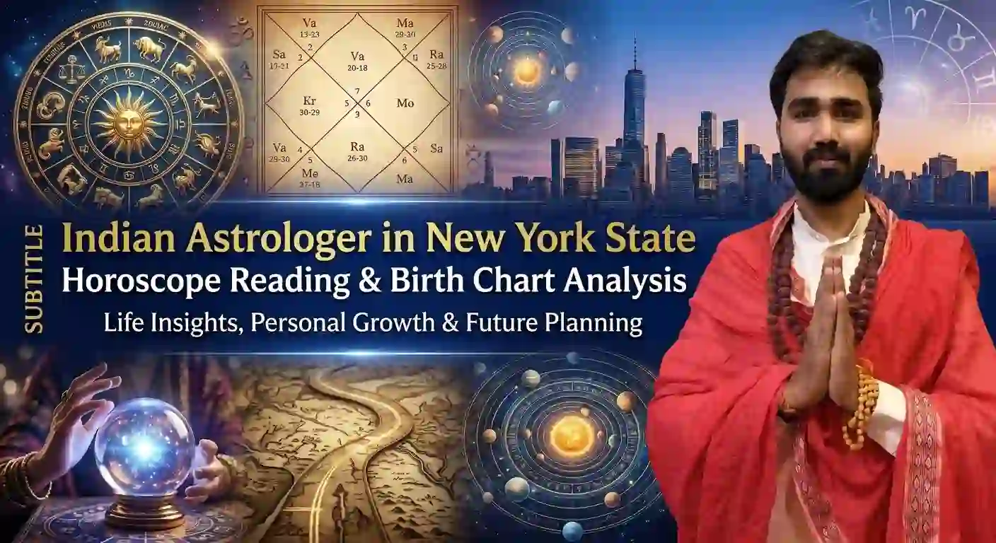 Indian Astrologer in New York State for Horoscope Reading & Birth Chart Analysis