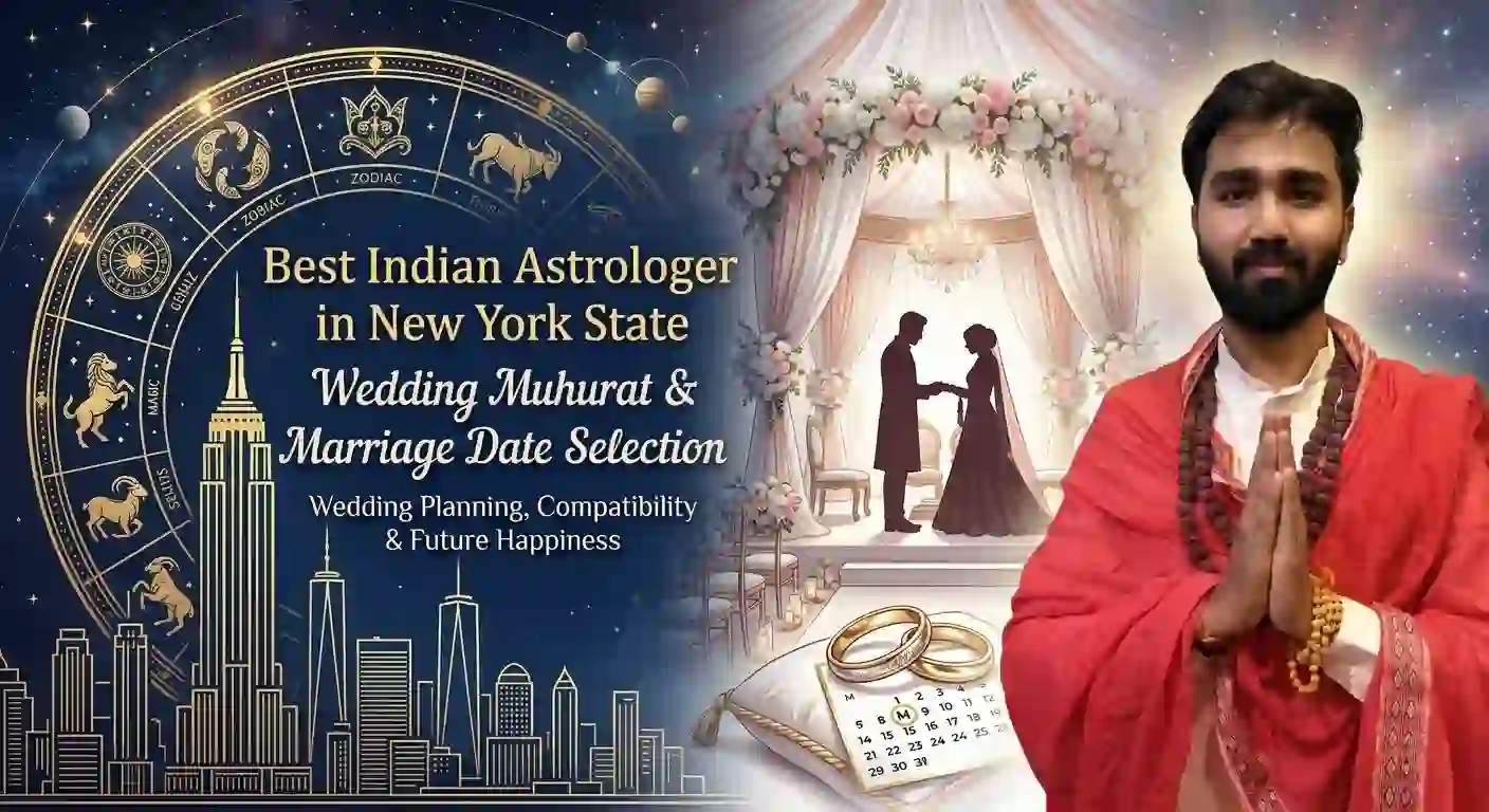 Best Indian Astrologer in New York State for Wedding Muhurat & Marriage Date Selection