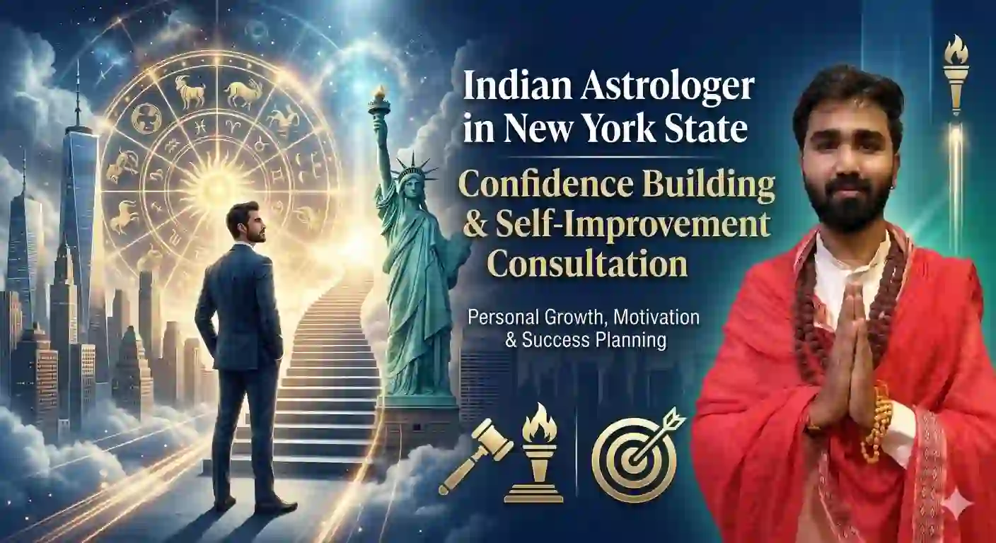 Indian Astrologer in New York State for Confidence Building & Self-Improvement Consultation