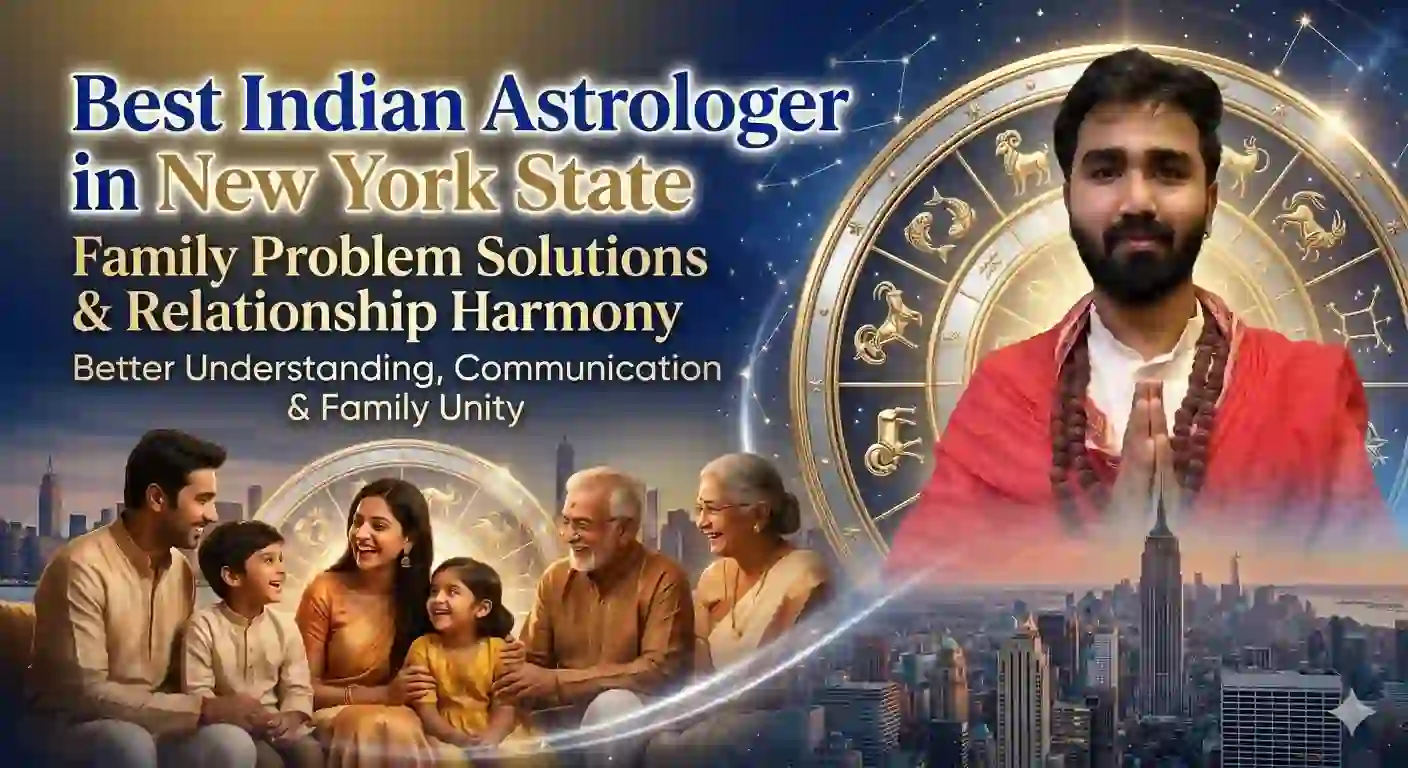 Best Indian Astrologer in New York State for Family Problem Solutions & Relationship Harmony