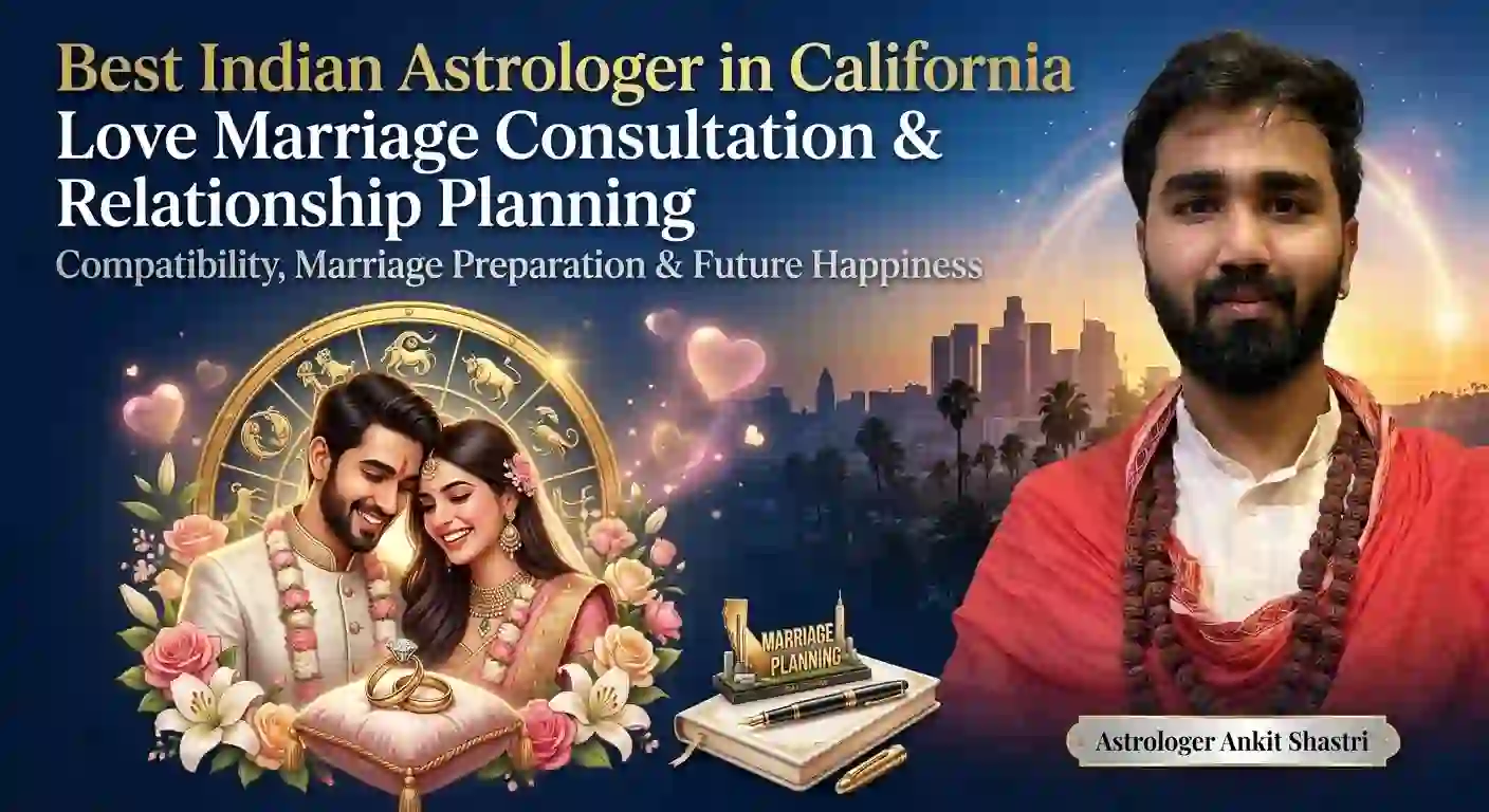 Best Indian Astrologer in California for Love Marriage Consultation & Relationship Planning