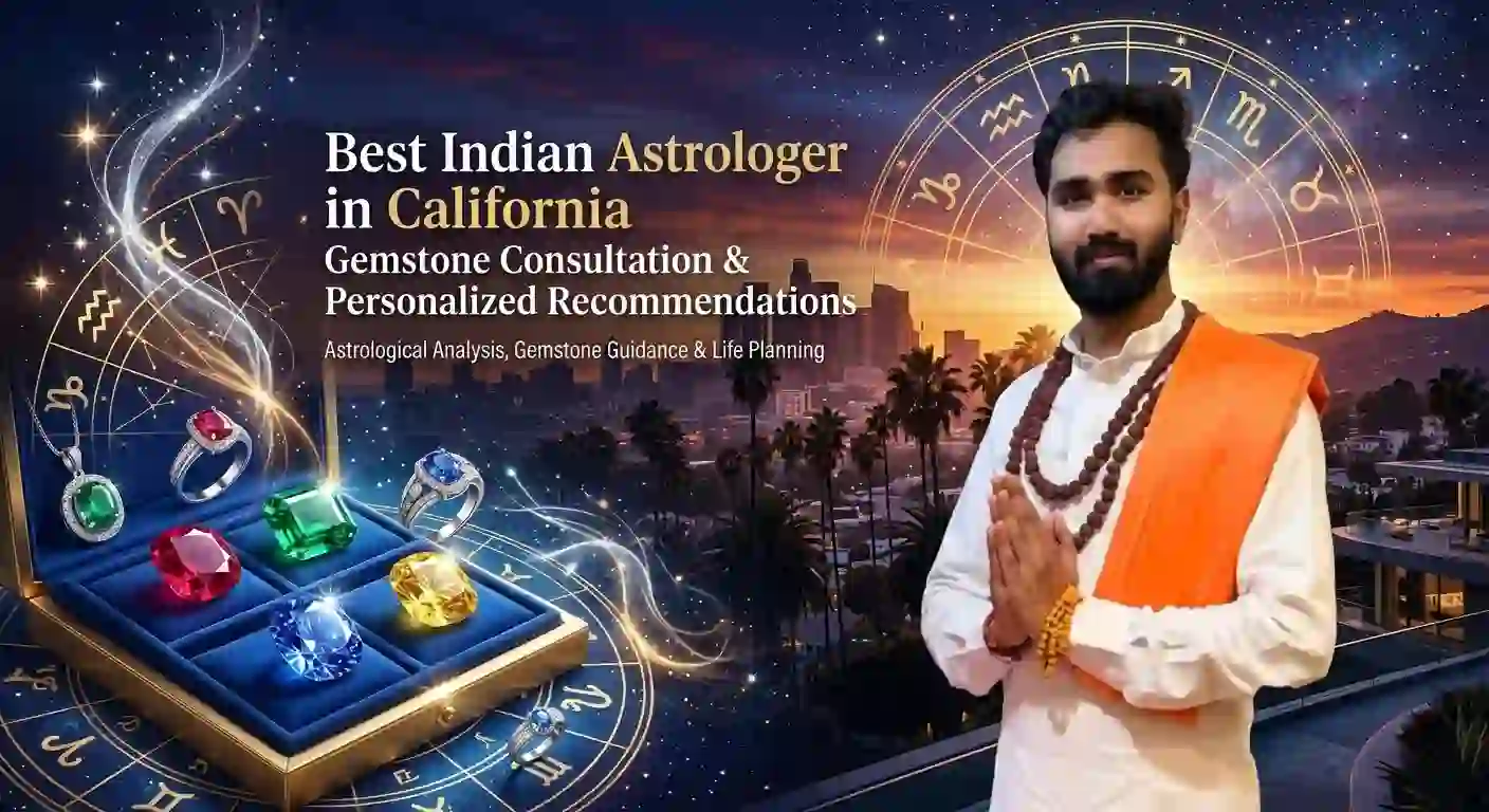 Best Indian Astrologer in California for Gemstone Consultation & Personalized Recommendations