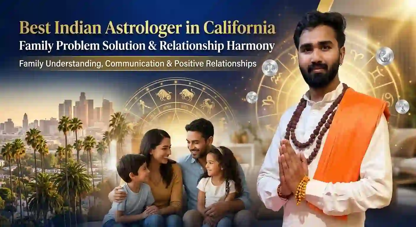 Best Indian Astrologer in California for Family Problem Solution & Relationship Harmony