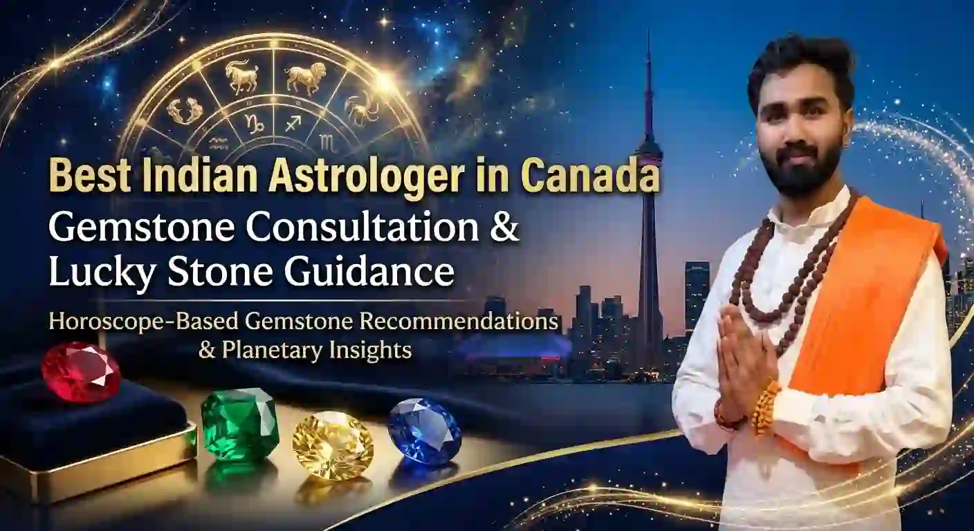 Best Indian Astrologer in Canada for Gemstone Consultation & Lucky Stone Guidance