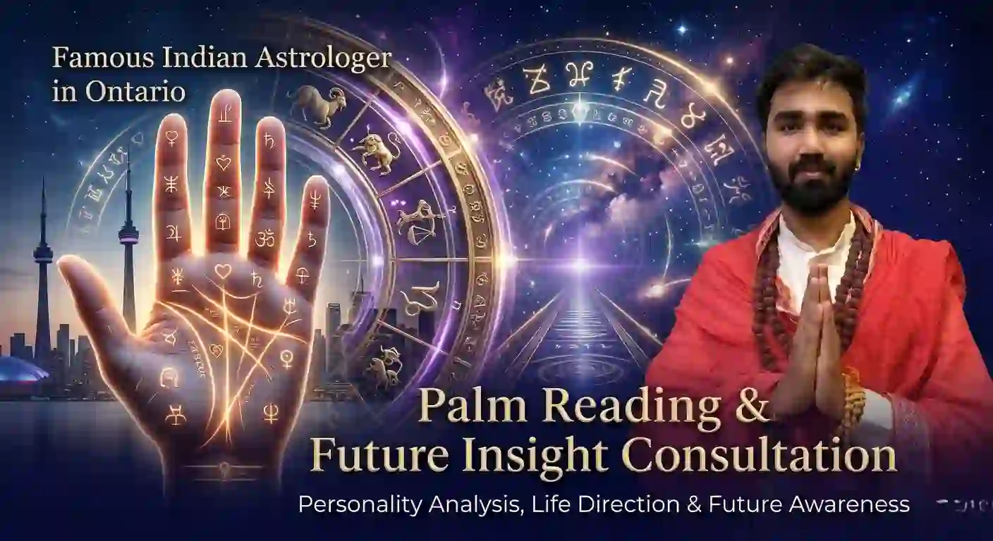 Famous Indian Astrologer in Ontario for Palm Reading & Future Insight Consultation